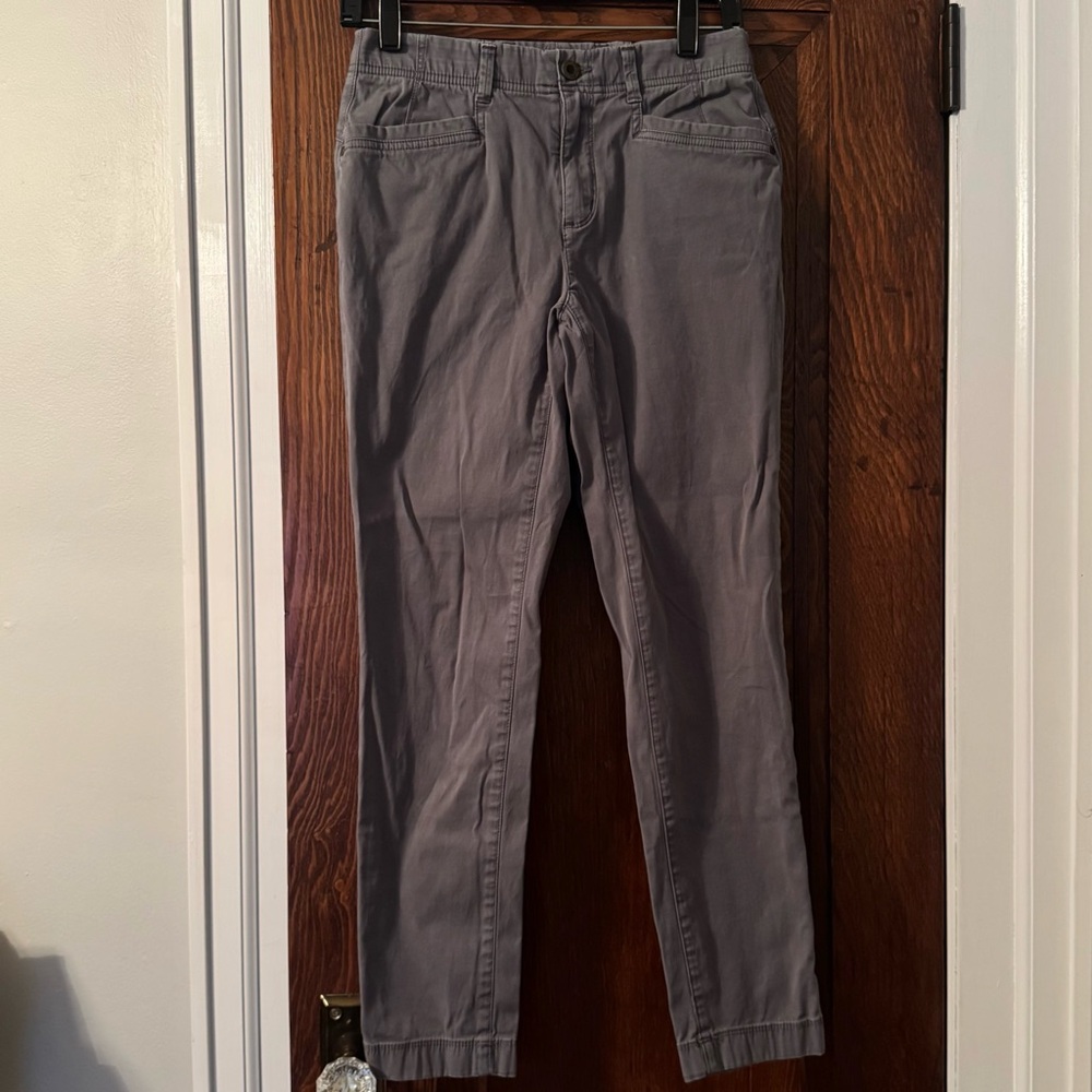 Orvis Women’s Charcoal Grey Cotton Chinos size 4